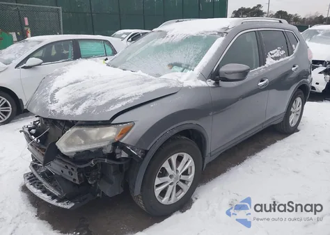 2016 Nissan Rogue Sv z USA, uszkodzony, nr VIN KNMAT2MV7GP613344